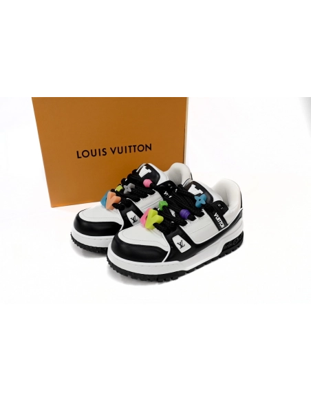 Louis Vuitton Trainer Maxi Black White 1AB8SC/1AB8SI