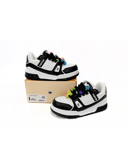 Louis Vuitton Trainer Maxi Black White 1AB8SC/1AB8SI