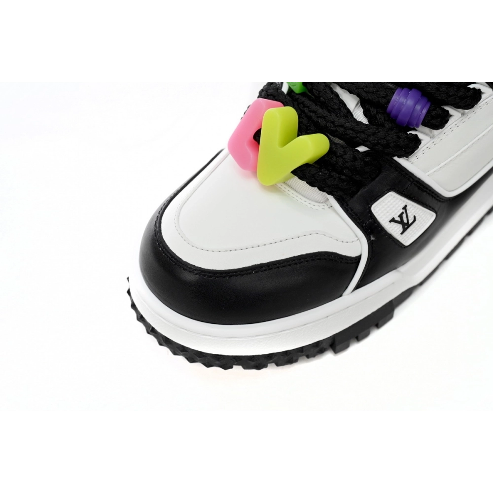 Louis Vuitton Trainer Maxi Black White 1AB8SC/1AB8SI