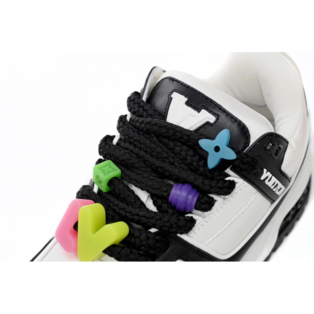 Louis Vuitton Trainer Maxi Black White 1AB8SC/1AB8SI