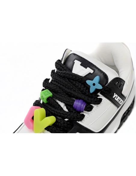 Louis Vuitton Trainer Maxi Black White 1AB8SC/1AB8SI