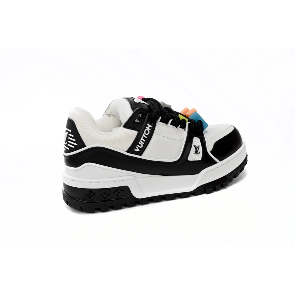 Louis Vuitton Trainer Maxi Black White 1AB8SC/1AB8SI