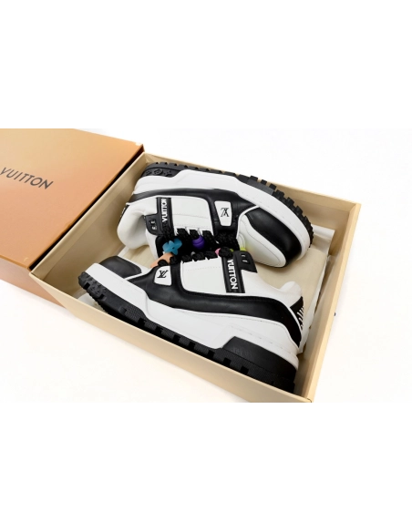 Louis Vuitton Trainer Maxi Black White 1AB8SC/1AB8SI