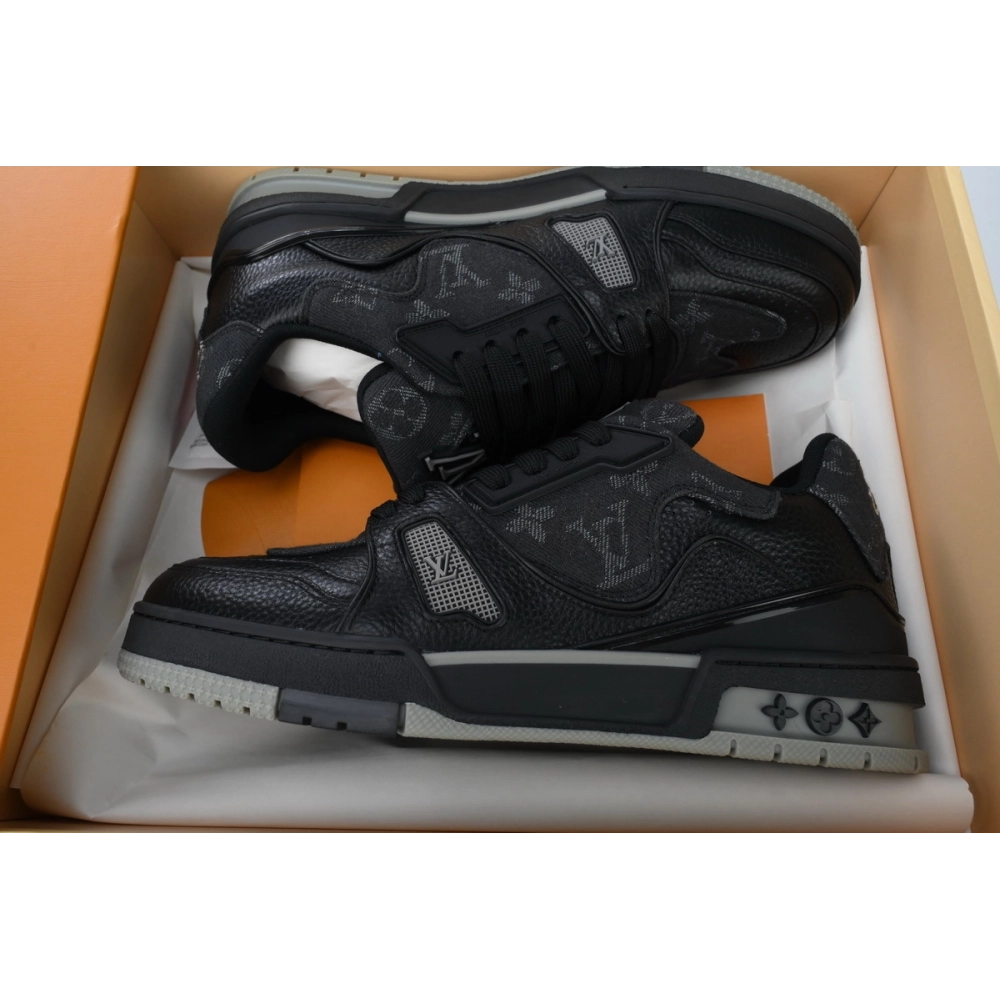 Louis Vuitton Trainer x Nigo Black Denim 1A9IPX/1A9IPH