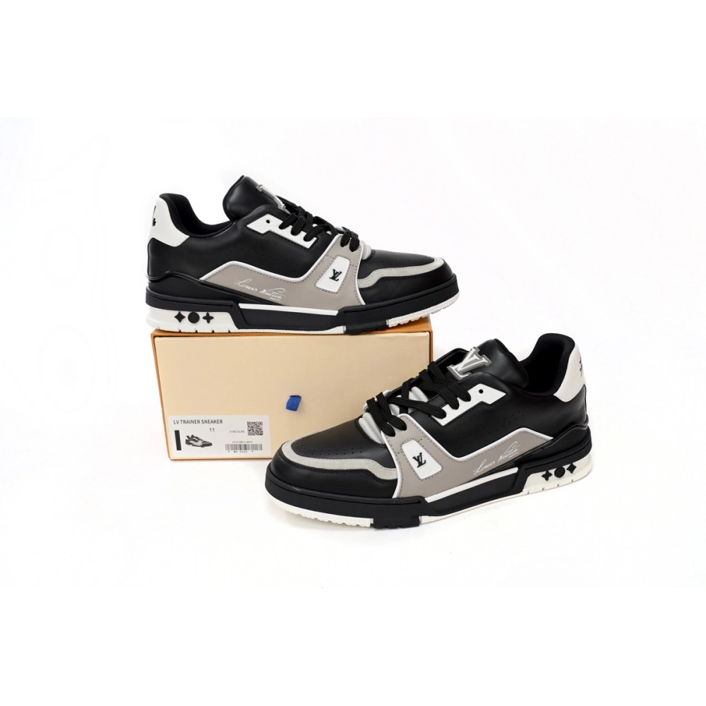 Louis Vuitton Trainer Cowboy Black Gray 1AAHS3