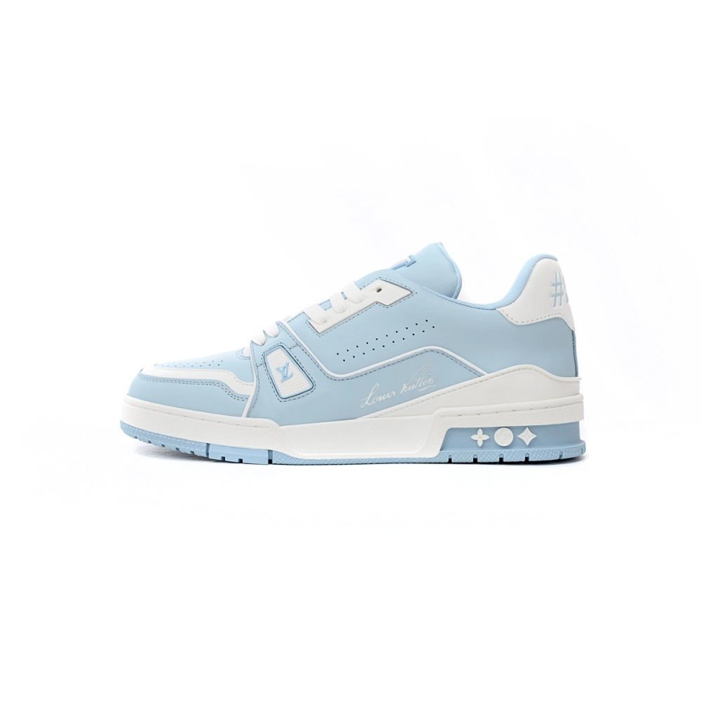 Louis Vuitton Trainer 54 Light Blue White 1AAHSJ