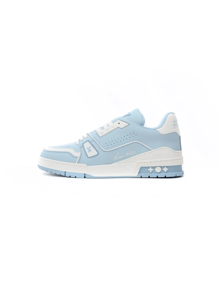 Louis Vuitton Trainer 54 Light Blue White 1AAHSJ