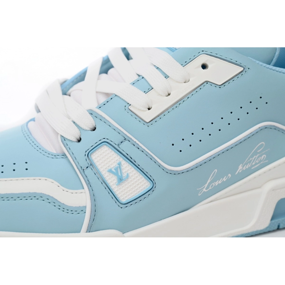 Louis Vuitton Trainer 54 Light Blue White 1AAHSJ