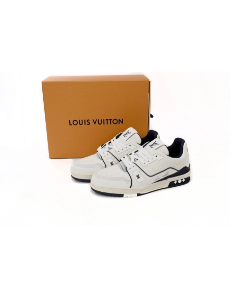 Louis Vuitton Trainer All Blue Dark Dlue Lychee Pattern 1ABFA9