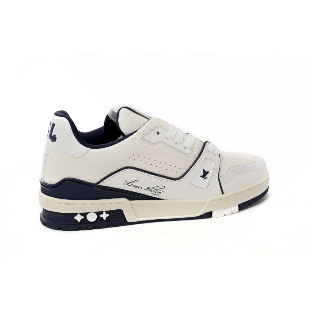 Louis Vuitton Trainer All Blue Dark Dlue Lychee Pattern 1ABFA9