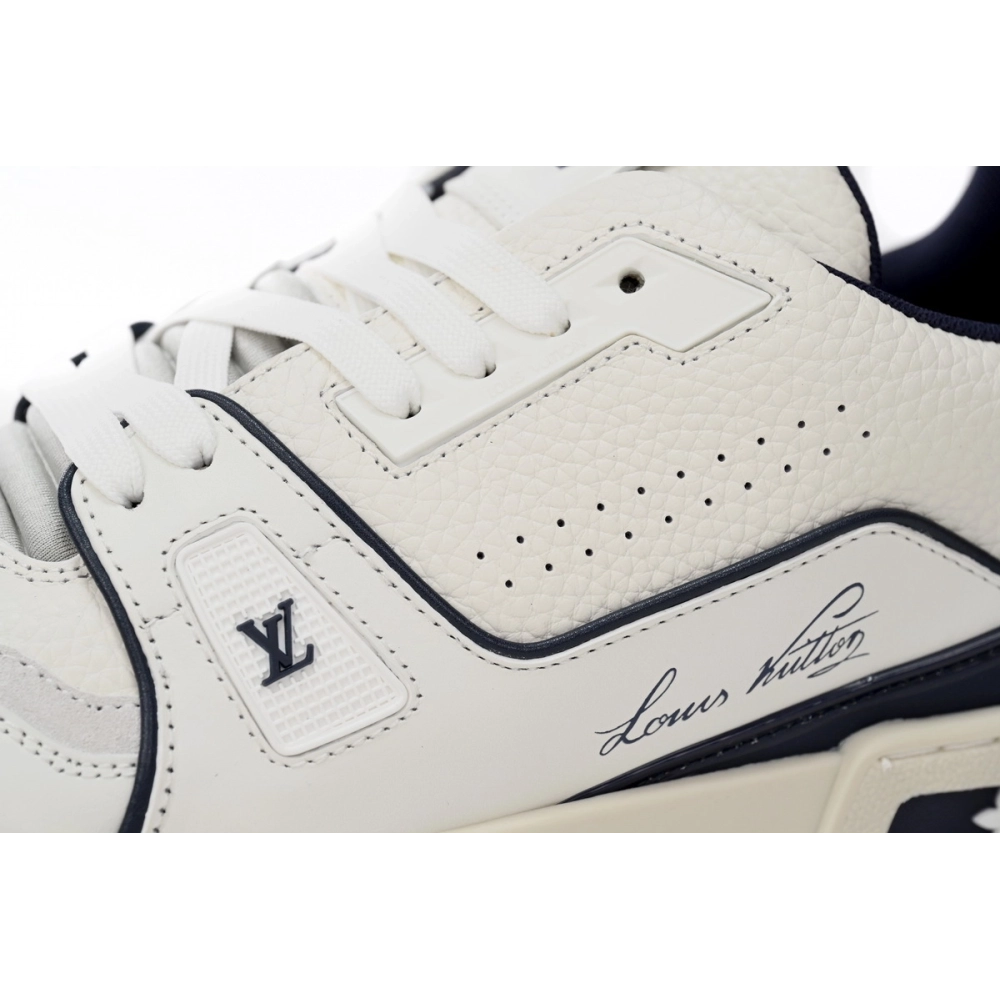 Louis Vuitton Trainer All Blue Dark Dlue Lychee Pattern 1ABFA9