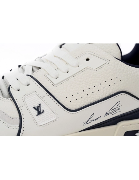 Louis Vuitton Trainer All Blue Dark Dlue Lychee Pattern 1ABFA9