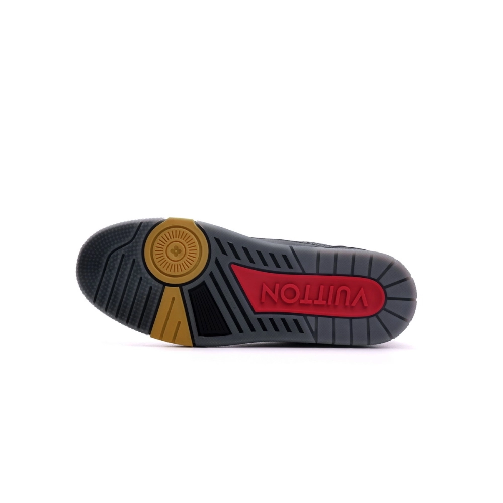 Louis Vuitton Trainer Black Litchi Pattern FD0226