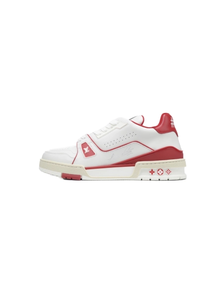 Louis Vuitton Trainer 54 Signature White Red 1ABFBE