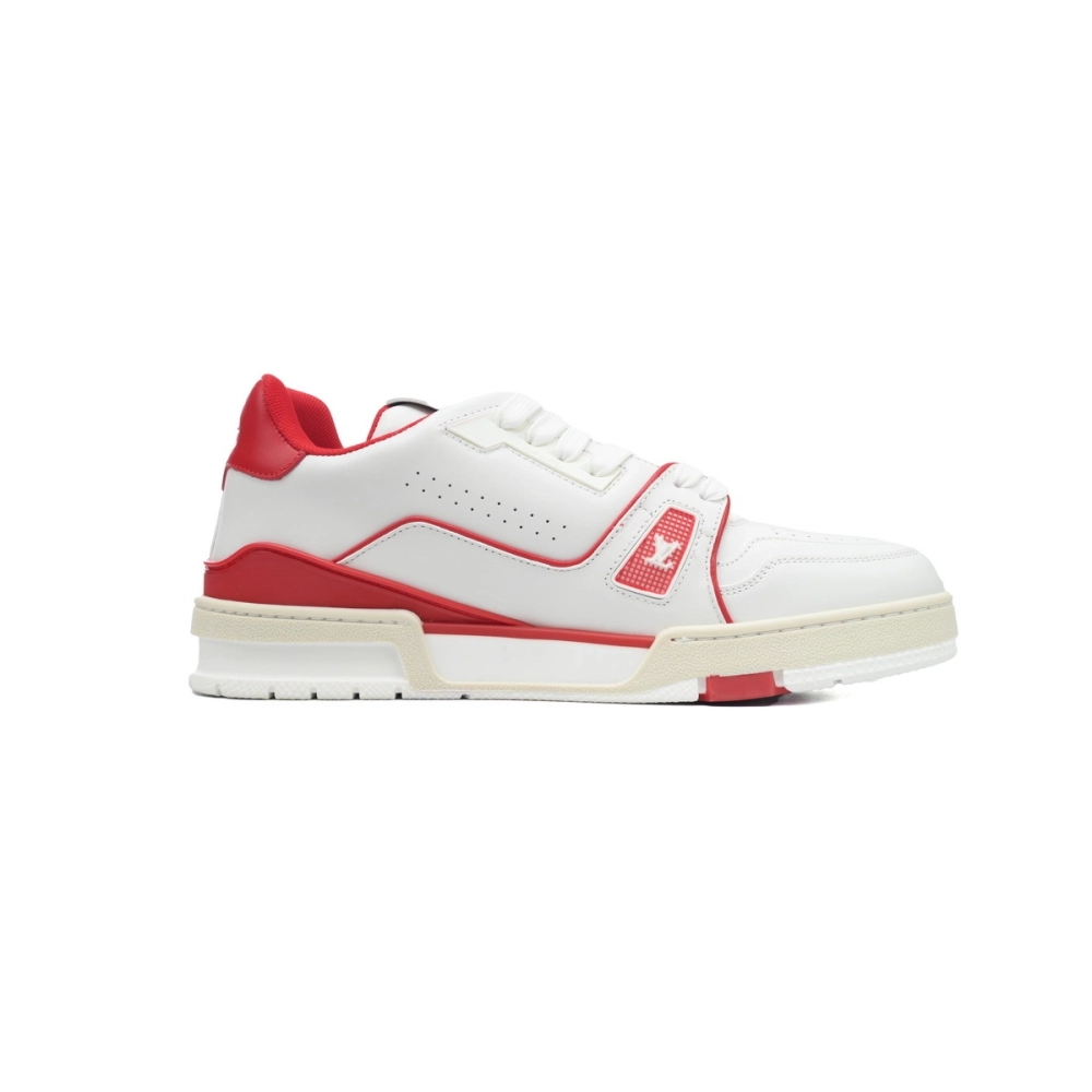 Louis Vuitton Trainer 54 Signature White Red 1ABFBE