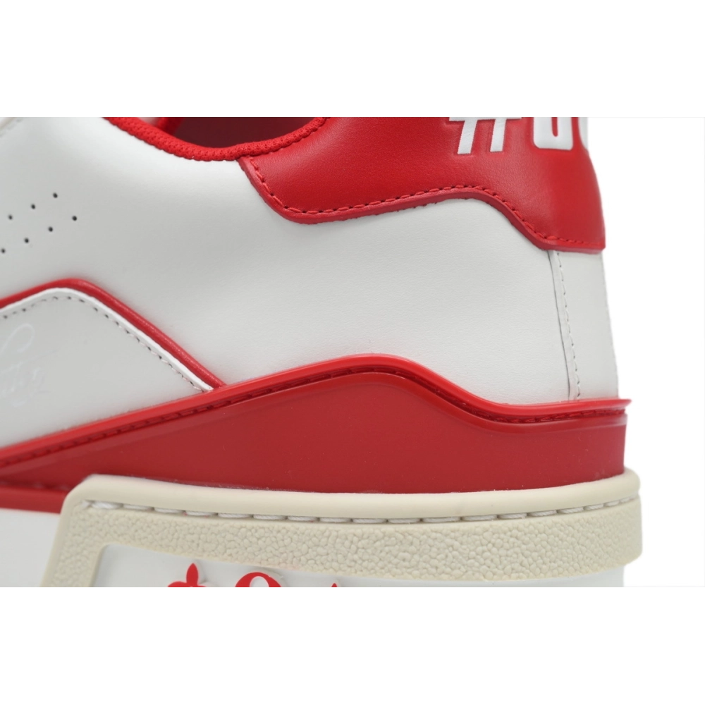 Louis Vuitton Trainer 54 Signature White Red 1ABFBE