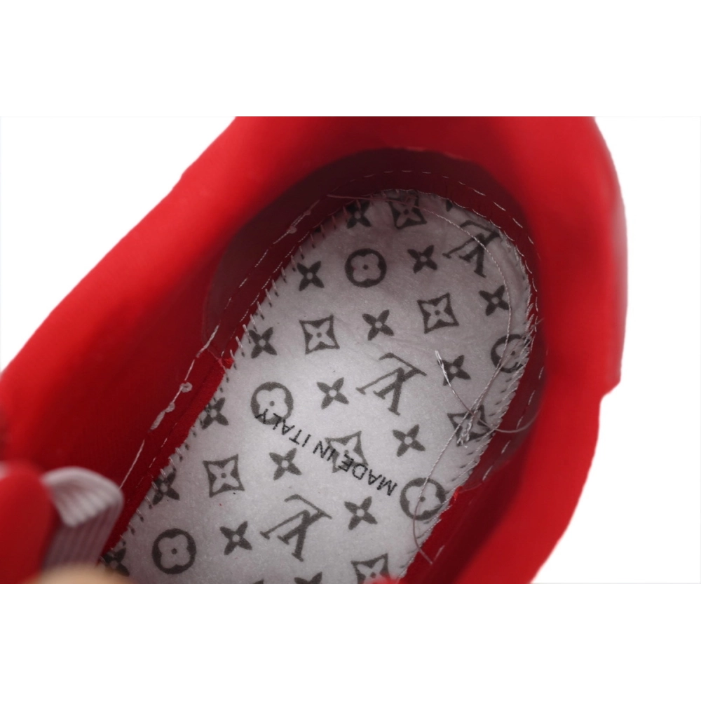 Louis Vuitton Trainer 54 Signature White Red 1ABFBE