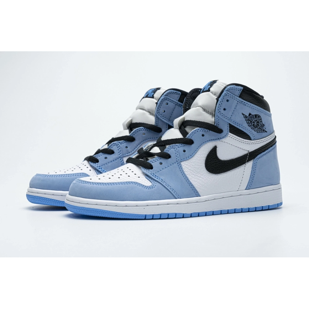 Air Jordan 1 Retro High White University Blue Black 555088-134