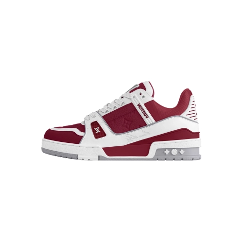 Louis Vuitton Trainer Sneaker Sari Red 1ADHT5