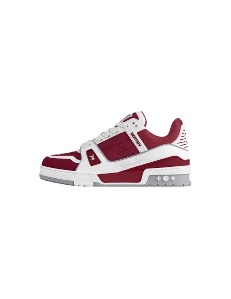 Louis Vuitton Trainer Sneaker Sari Red 1ADHT5