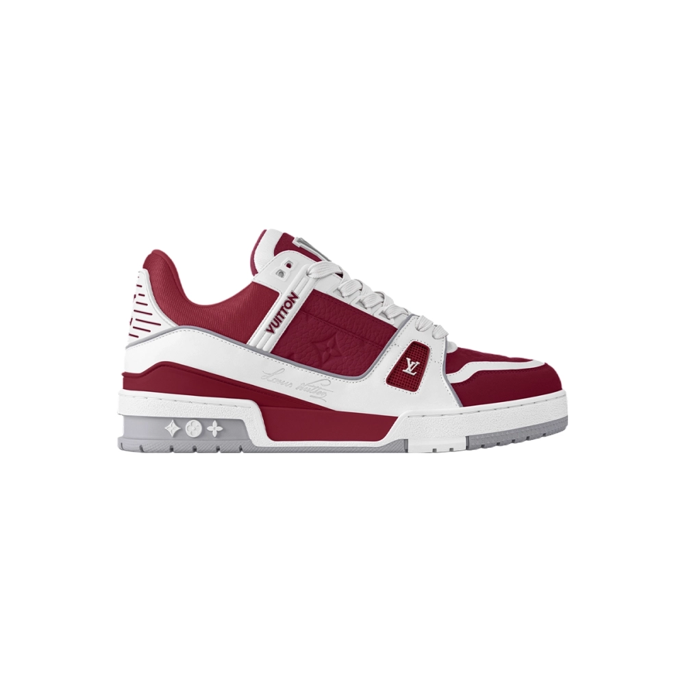 Louis Vuitton Trainer Sneaker Sari Red 1ADHT5