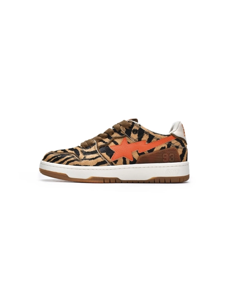 A Bathing Ape Bape SK8 Sta Black Orange