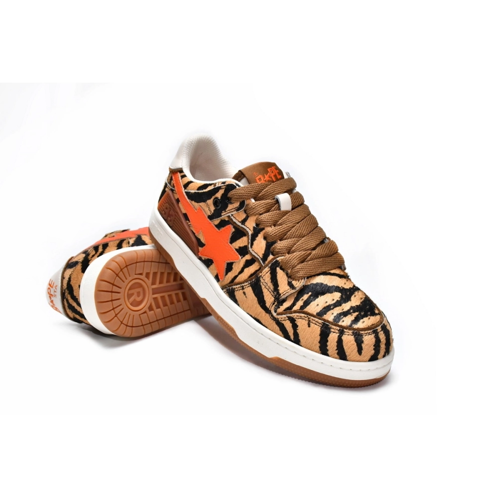 A Bathing Ape Bape SK8 Sta Black Orange