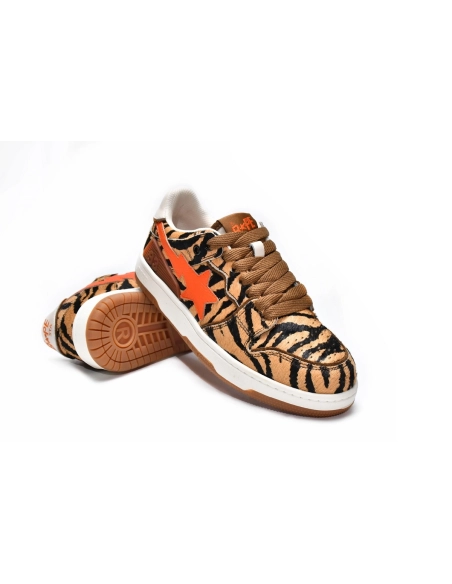 A Bathing Ape Bape SK8 Sta Black Orange