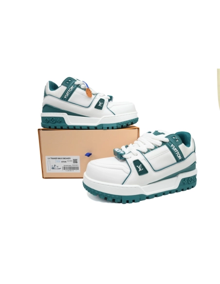 Louis Vuitton Trainer Maxi Sneaker White Green
