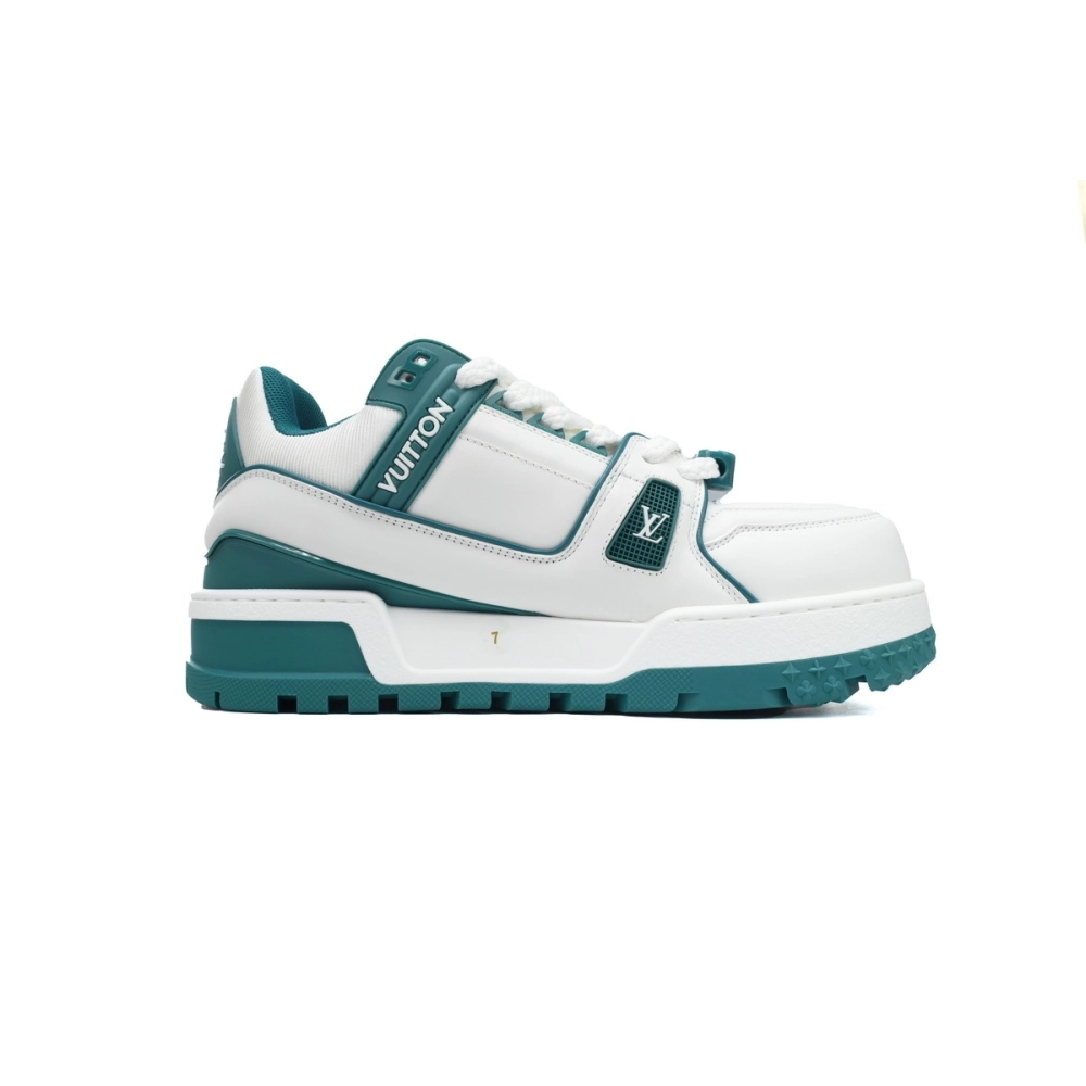 Louis Vuitton Trainer Maxi Sneaker White Green
