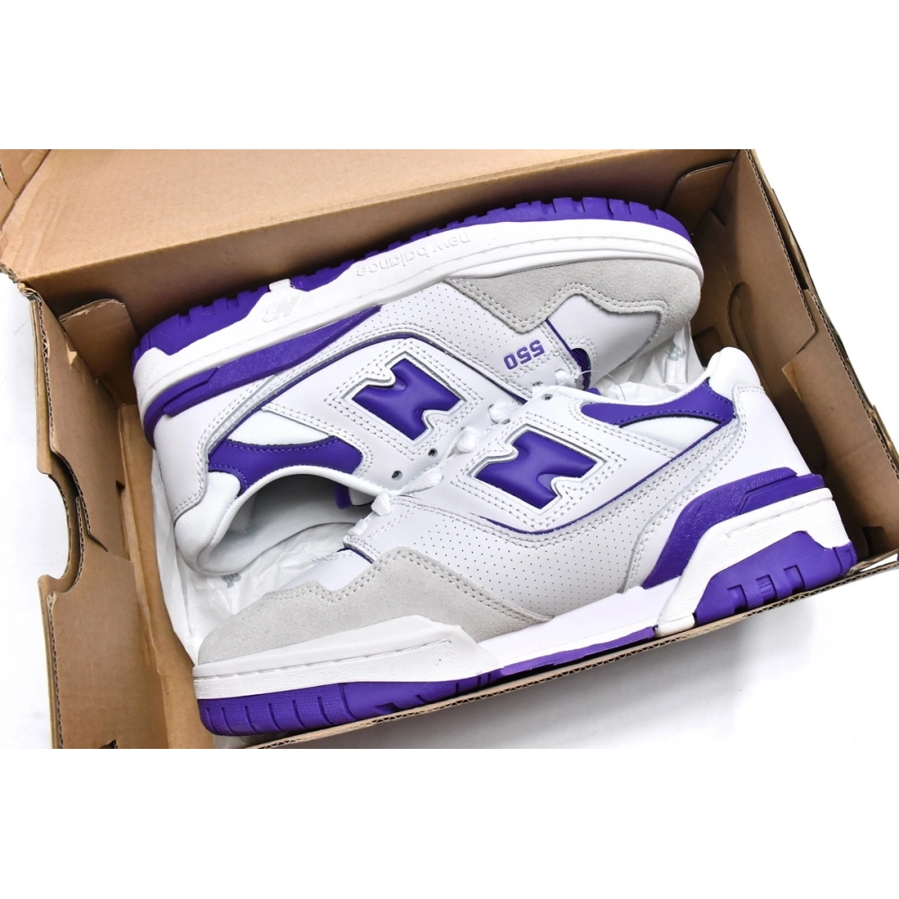 New Balance 550 White Purple BB550WR1