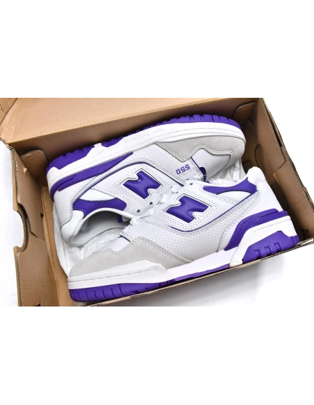 New Balance 550 White Purple BB550WR1