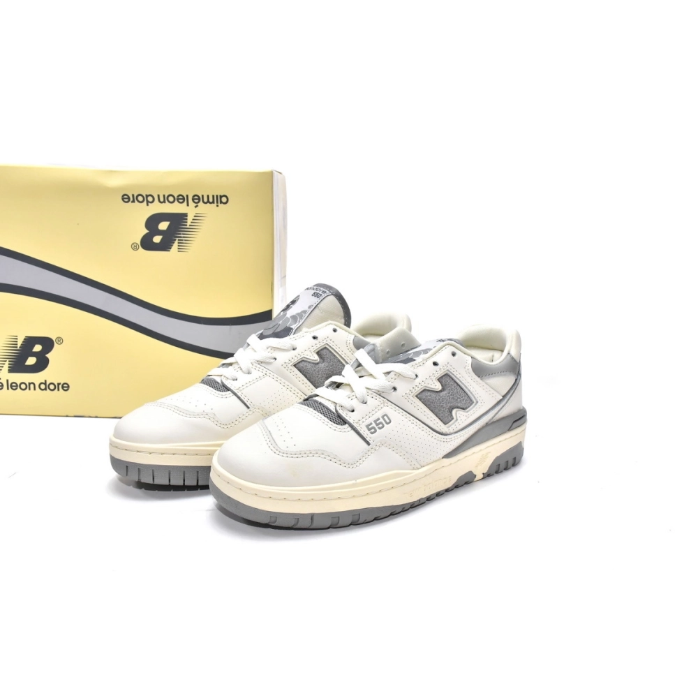 New Balance 550 Aime Leon Dore White Grey BB550ALE