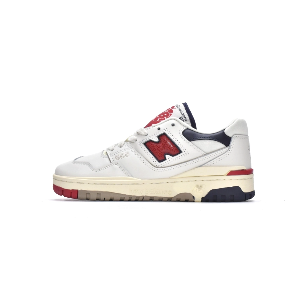 New Balance 550 Aime Leon Dore White Navy Red BB550A3