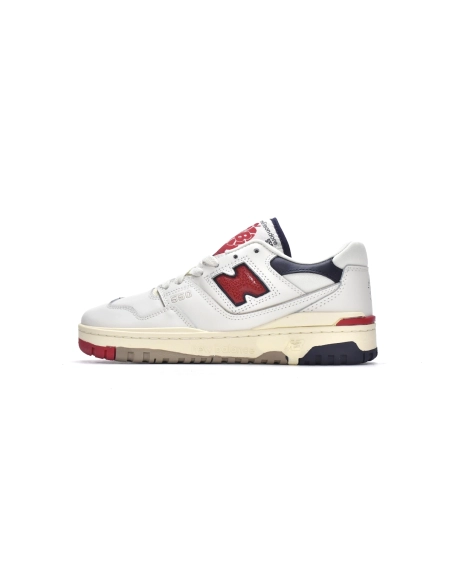 New Balance 550 Aime Leon Dore White Navy Red BB550A3