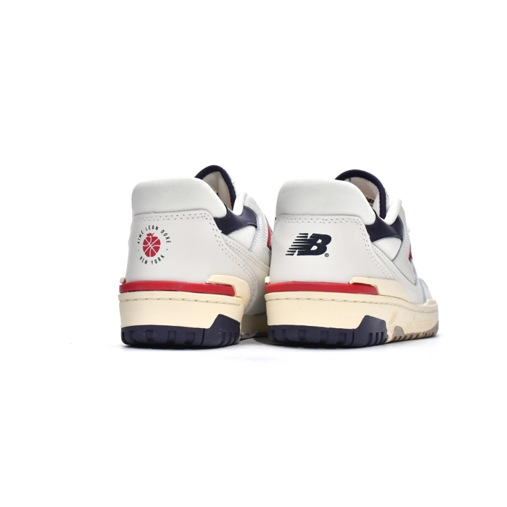 New Balance 550 Aime Leon Dore White Navy Red BB550A3