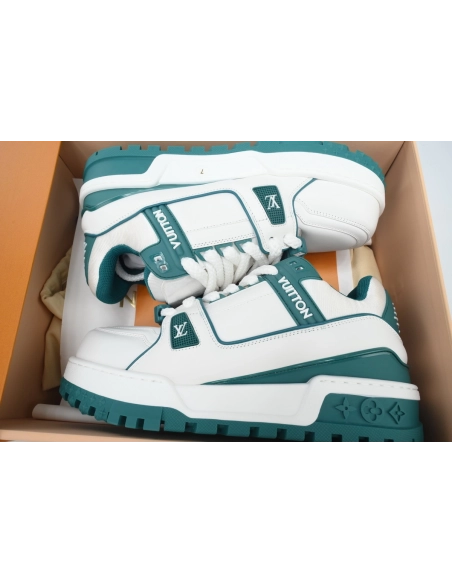 Louis Vuitton Trainer Maxi Sneaker White Green