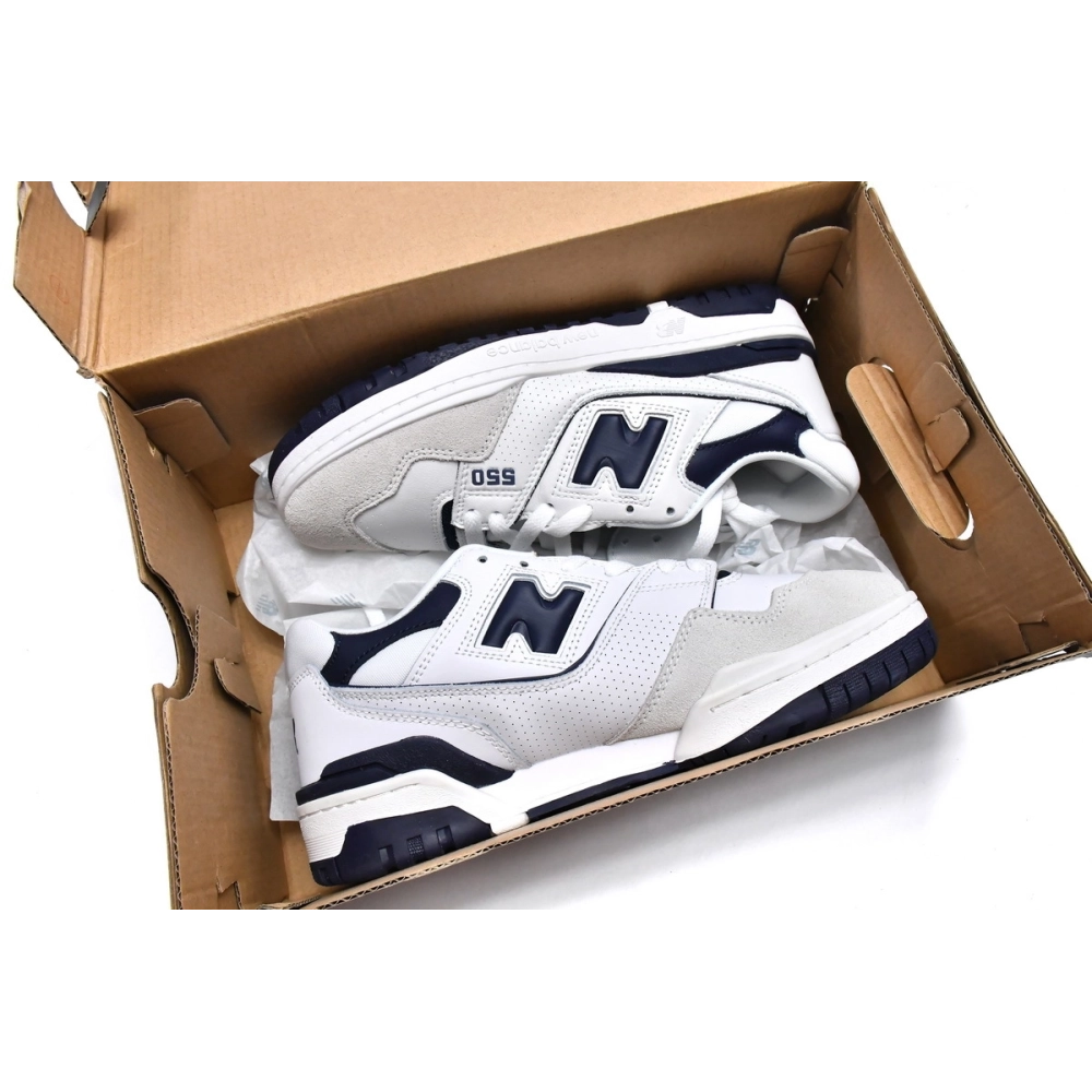 New Balance 550 Aime Leon Dore White Navy BB550ALF