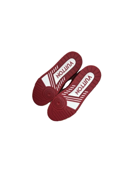 Louis Vuitton Trainer White Red Diamond