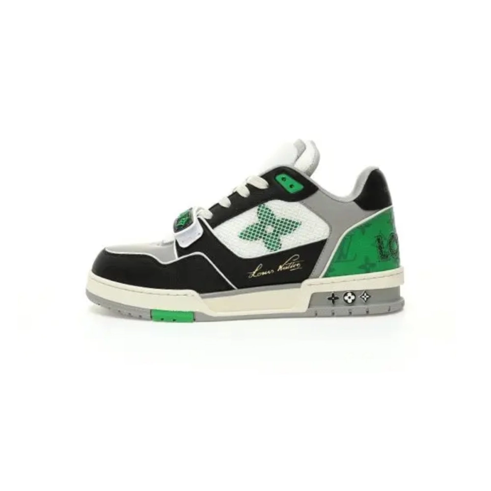 Louis Vuitton Trainer Black / Green / Grey