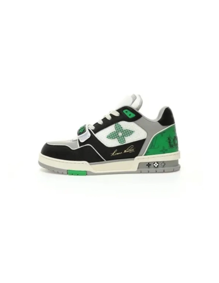 Louis Vuitton Trainer Black / Green / Grey