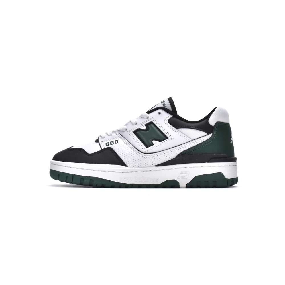 New Balance 550 White Green Black BB550LE1