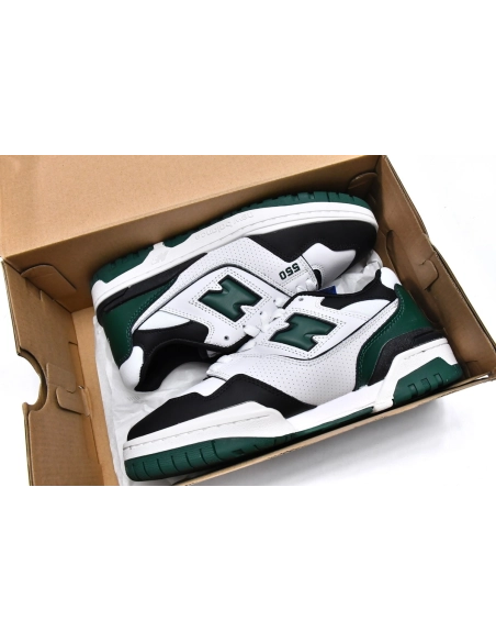 New Balance 550 White Green Black BB550LE1