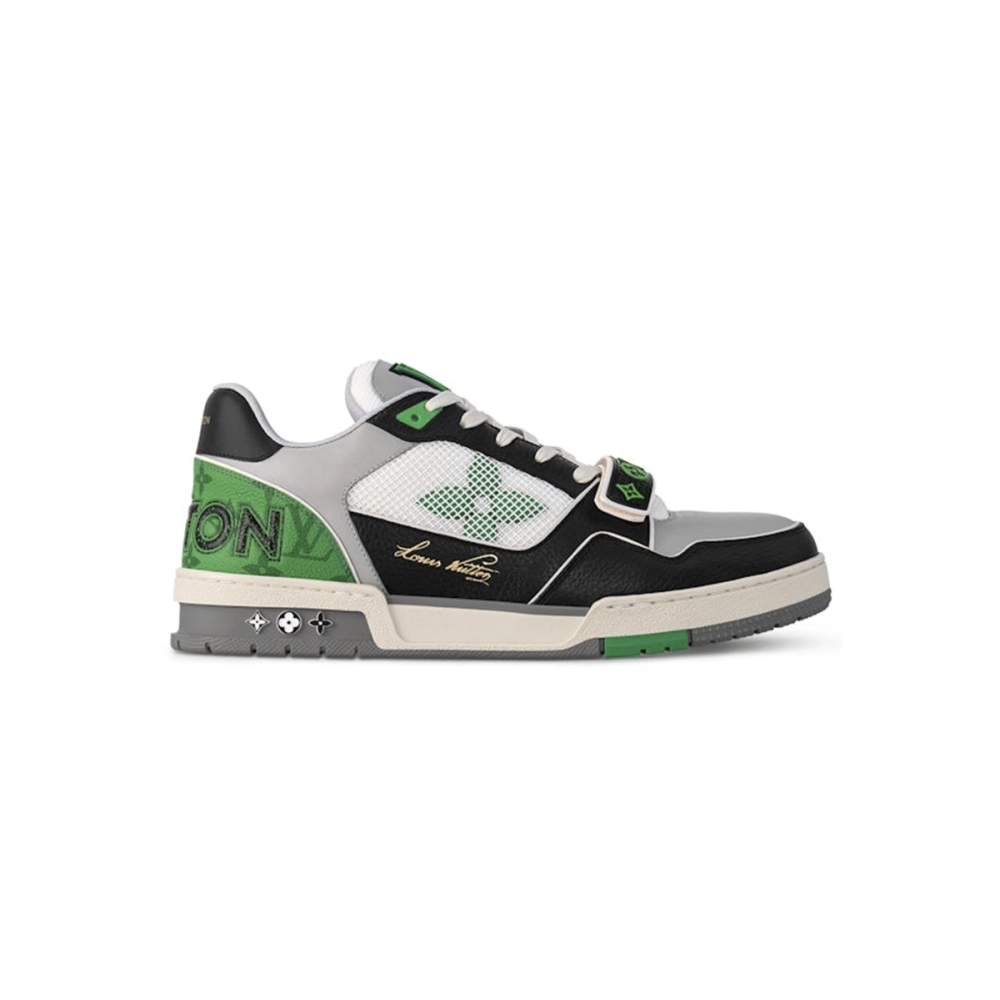 Louis Vuitton Trainer Black / Green / Grey