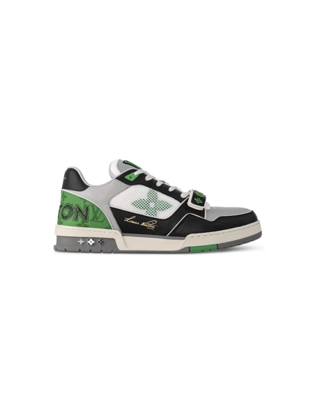 Louis Vuitton Trainer Black / Green / Grey