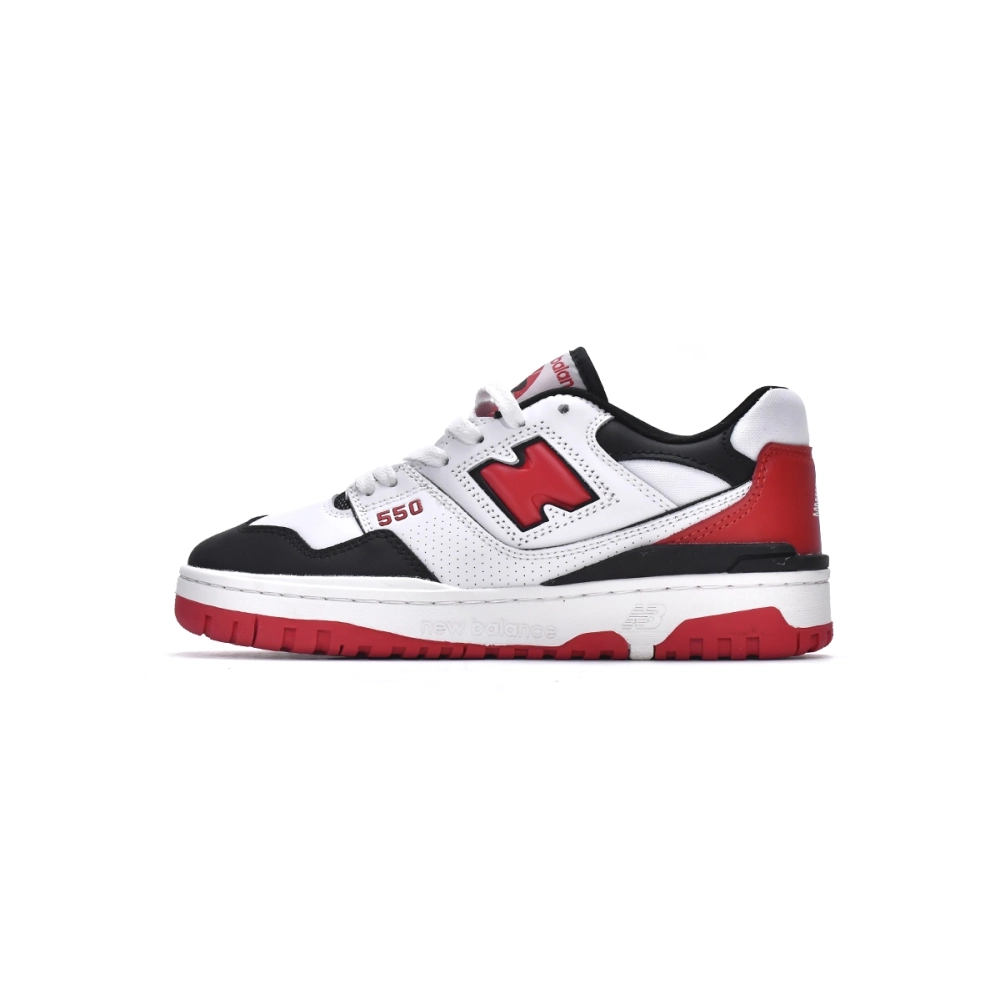 New Balance 550 White Red Black BB550HR1