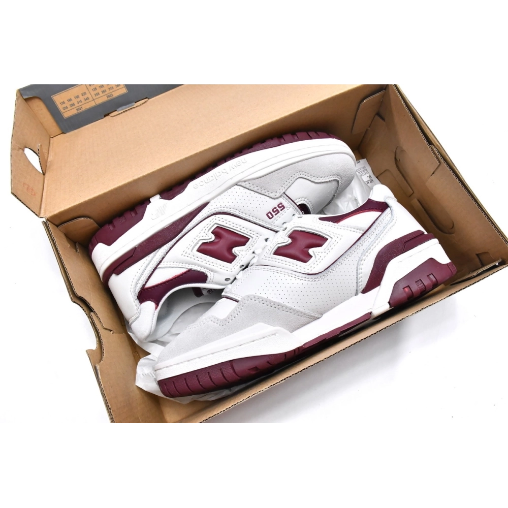 New Balance 550 Sea Salt Burgundy BB550LI1