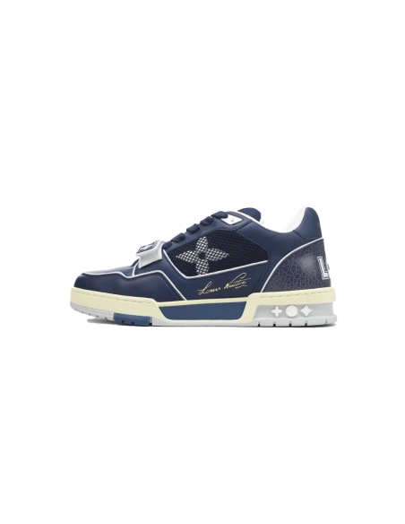 Louis Vuitton Trainer Navy Mesh 1A9DEF