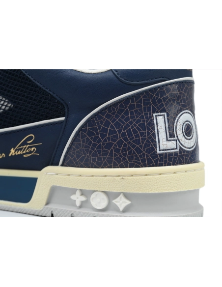 Louis Vuitton Trainer Navy Mesh 1A9DEF