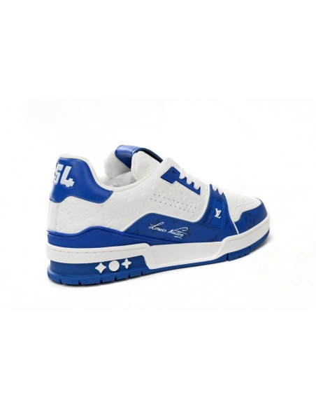 Louis Vuitton Trainer 54 Signature Blue White